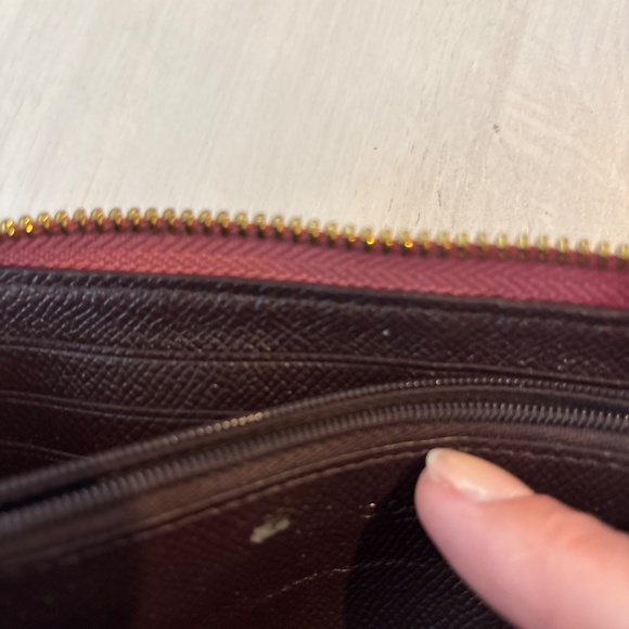 Coach Pink Leather Tote with Gold Hardware - Picture 10 of 15